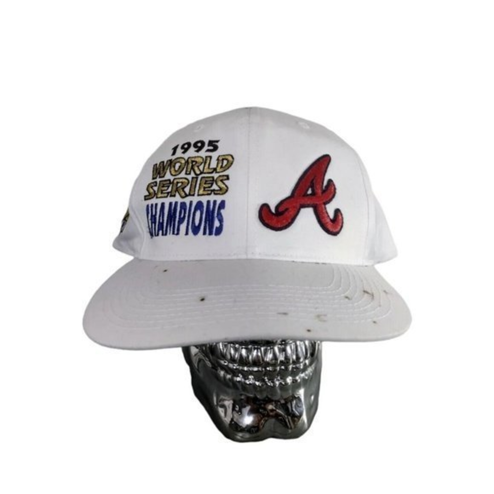 Vintage Hat 1995 MLB World Series Champions‎ Snapback Embroidered Atlanta Braves